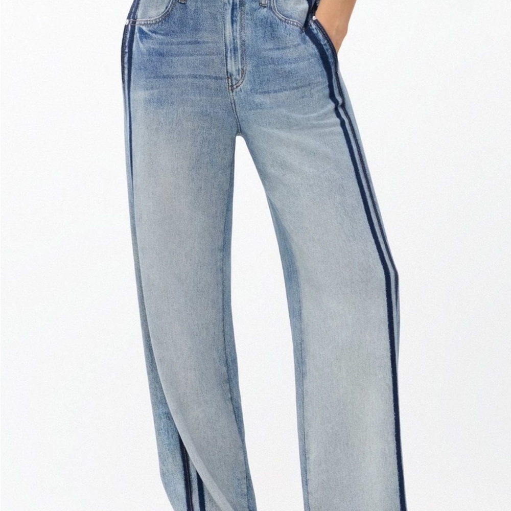rag & bone Miramar size XS/TP Wide-Leg Cotton Terry Track Pants